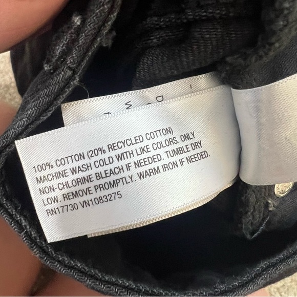 NWT Universal Thread Black Mid Rise Super Wide Leg Jeans Size 17 (XXL) Grunge - Picture 10 of 14